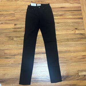 Acne Studios High-Waist Black Jeans